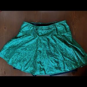 Bolder Athletic Wear mermaid inspired running skirt with shorts